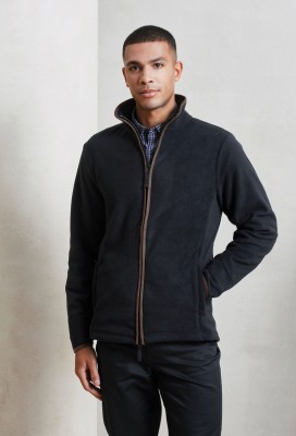 Artisan fleece jacket Black/Brown