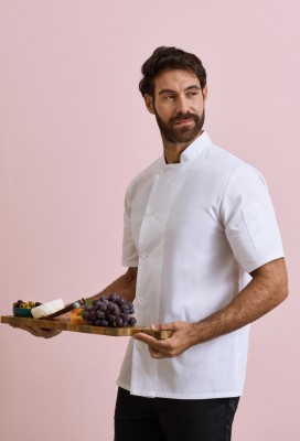 Chefs essential short sleeve jacket White
