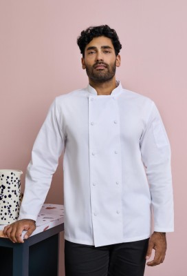 Chefs Coolchecker® long sleeve jacket White
