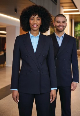 Perdita Double Breasted Jacket Navy