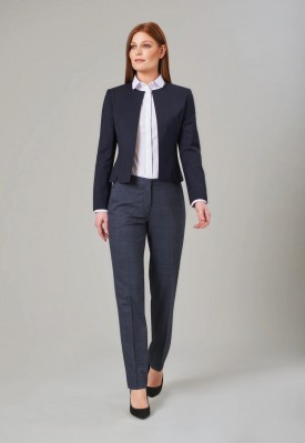 Veston Rosa Collarless2