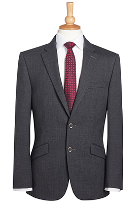 Aldwych Tailored Fit Jacket Mid Grey