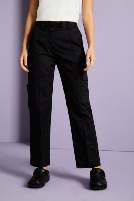 Female Cargo Pants, Black