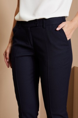 Pantalon à jambe étroite contemporaine pour femme (régulier), bleu marine