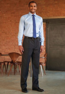 Imola Single Pleat Trouser Charcoal Imola Single Pleat Trouser Charcoal