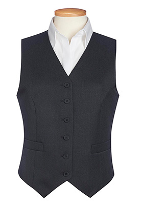 Omega Ladies Waistcoat Charcoal Omega Ladies Waistcoat Charcoal