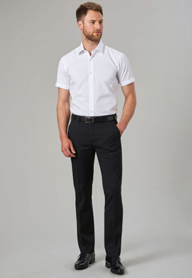 Pegasus Slim Fit Trouser Black