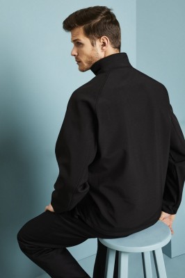 Result Unisex Printable Softshell Jacket, Black/Black