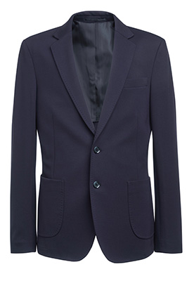 Rory Slim Fit Jersey Stretch Jacket Navy