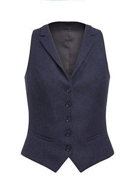 Greenville Ladies Waistcoat Navy H/B