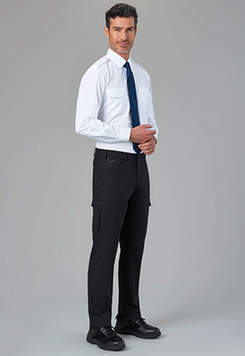 Pantalon Tours Tailored Fit Cargo noir