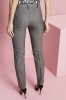 Ladies Contemporary Slim Leg Pants, Pale Grey (U/H)