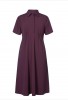 Gemini Shirt Dress Burgundy