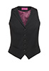 Larissa Ladies Waistcoat Black