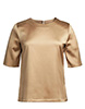 Ravenna Satin Blouse Gold