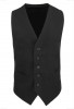 Lined polyester waistcoat Black