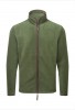 Artisan fleece jacket Moss Green/Brown