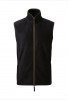 Artisan fleece gilet Black/Brown
