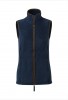 Women’s artisan fleece gilet Navy/Brown