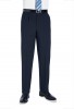 Langham Single Pleat Trouser Navy