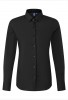 Women’s long sleeve Recyclight poplin shirt Black