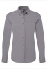 Women’s Supreme Oxford long sleeve shirt Steel Grey