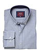 Lawrence Stretch Oxford Shirt Navy stripe