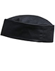 Turn-up chefs hat Black