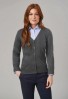 Augusta V-neck Cardigan Charcoal