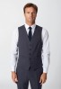 Emilio Check Waistcoat Navy check 
