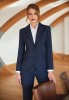 Novara Tailored Fit Jacket Navy Check