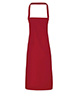 100 Cotton apron - organic certified Burgundy