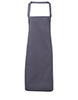 100 Cotton apron - organic certified Steel