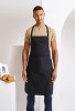 Cotton bib apron organic and Fairtrade certified Black