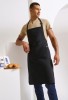 Cotton bib apron organic and Fairtrade certified Black