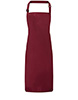 Waterproof bib apron Burgundy