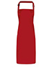 Waterproof bib apron Red