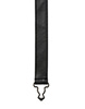 Cross back interchangeable apron straps Black Faux Leather