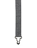 Cross back interchangeable apron straps Black Reverse Denim