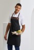 Espresso bib apron BlackBrown