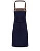 Espresso bib apron Navy Brown