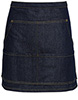 Jeans stitch denim waist apron Indigo Denim