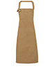 Calibre heavy cotton canvas bib apron Khaki