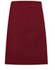 Calibre heavy cotton canvas waist apron Burgundy