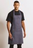 Chino cotton bib apron Steel