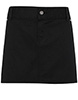 Chino cotton waist apron Black