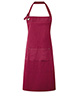 Calibre heavy cotton canvas pocket apron Burgundy