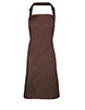 Colours bib apron Brown