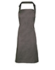 Colours bib apron Dark Grey