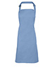 Colours bib apron Mid Blue